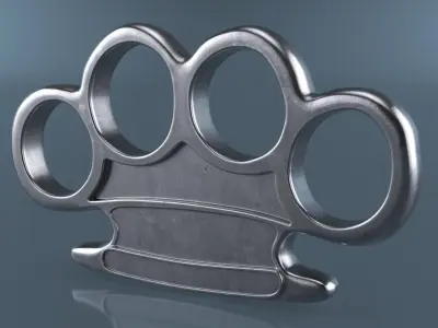 Classic Steel Knuckle 3D model