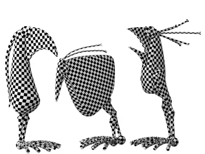 Decorative Birds VOL 2 3D model