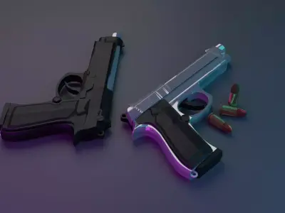 John Wick Pistol 3D model