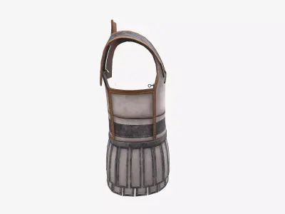 Ancient Armor Linothorax 3D Model Game Ready PBR Low Poly Low-poly 3D model