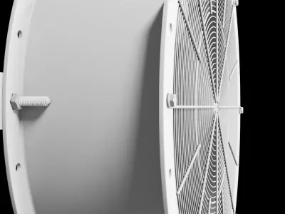 Industrial fan 3D model buy