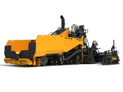 Asphalt Paver 3D model purchase