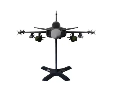 Saab JAS 39 Gripen FULL LOAD 3D print model