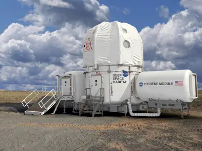 NASA Deep Space Habitat 3D model