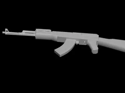 AK 47  Free 3D model