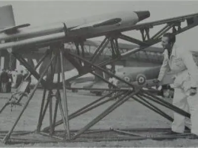 Fairey Stooge UK WW2 Guided Missile 3D print model