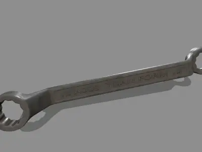 wrench 1 Low-poly 3D model