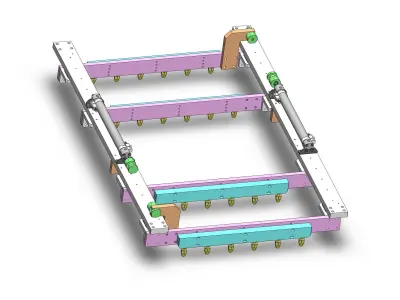 Pneumatic cleaning mechanism  3D model