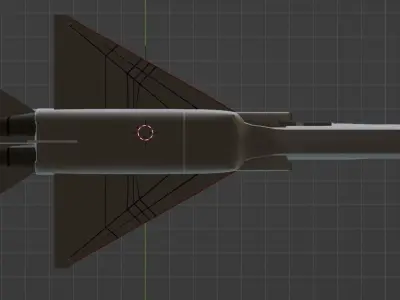 Jet J-8 Free 3D model