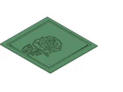 Rose Flower Mold 3D Printable Model for DIY Crafts 3D model