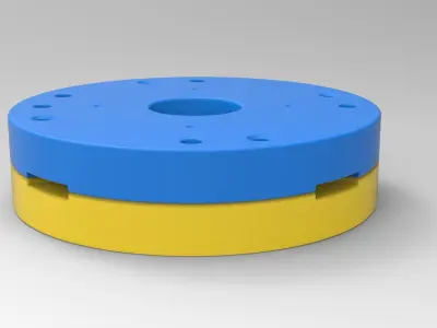 Mold for diecast  tire 2 Scale 1 to 10 and 1 to 14 and 1 to 25 3D print model