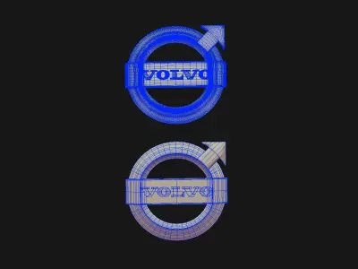 volvo logo 3D model by NiosDark from CGTrader