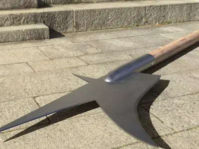 English Bill Low-poly 3D model