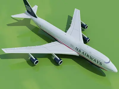 Boeing US Airways V2 3D model