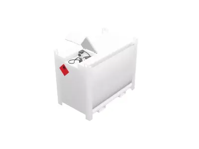 Fuelproof 3000GT Fuel Tank Low-poly 3D model