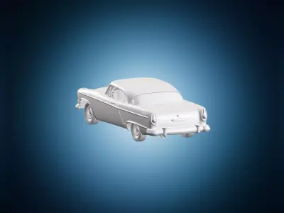 1955 Plymouth Belvedere Car Model 3D print model