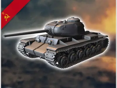 KV-85 Object 239 - Soviet army WW2 Second World East front Ostfr 3D print model