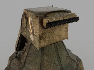 Hand Grenade MK 3D model