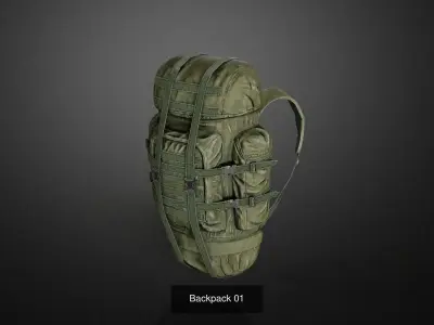 Military gear pack
