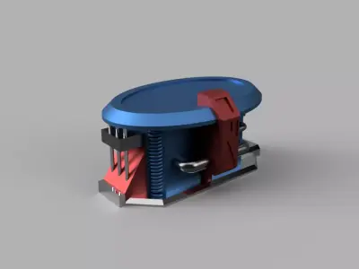 Spaceship Table 3D print model