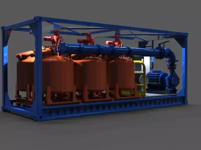 Filter system A 3D print model