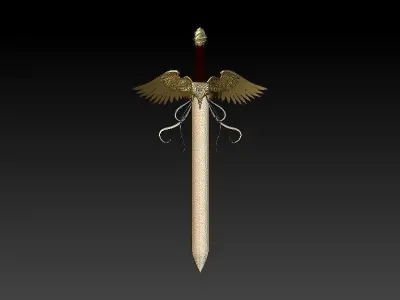 Fantasy Sword 3D model