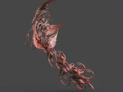 Dantes Inferno Monster swarm 3D model