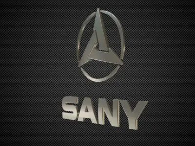 sany logo 3D model