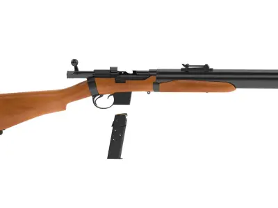 De Lisle Carbine 3D model