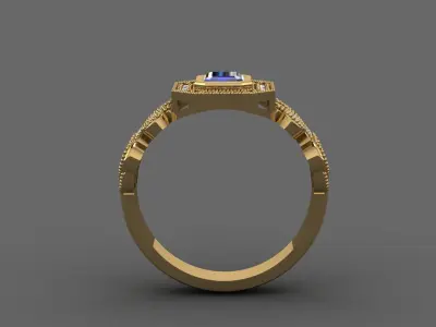 Women Ring 3D print model