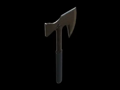 Axe to game Low-poly 3D model