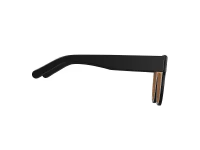 Orange Tint Sunglasses 3D model