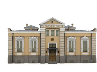 House Low-poly 3D model