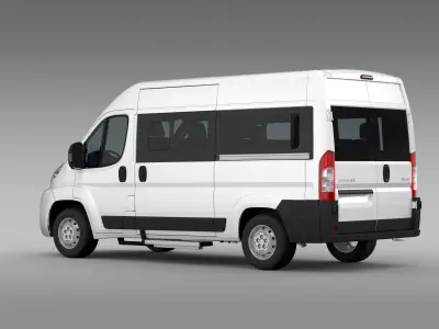 Citroen Relay Window Van L2H2 2006-2014 3D model