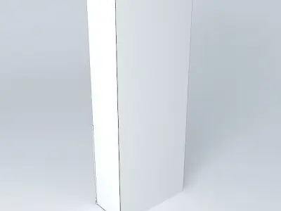 Indiana red pine shelf 3D model