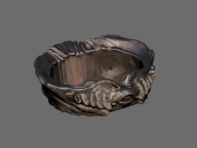 OwlRing 3D print model
