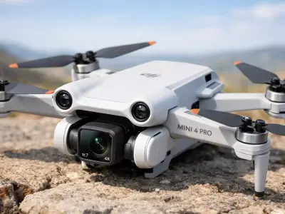 DJI Mini 4 Pro Drone Compact Aerial Camera UAV Model 3D model