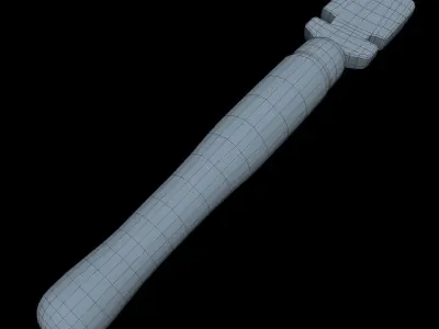 Glass Cutter Middle Poly 3D model