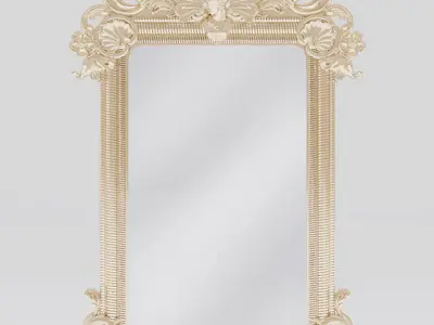 Antique Mirror 3D model order