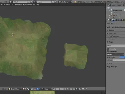island fbx Free low-poly 3D model