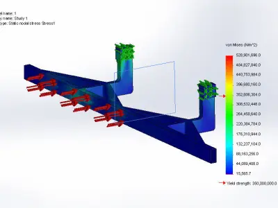 SimScale Truck Underrun Protection Challenge Free 3D model