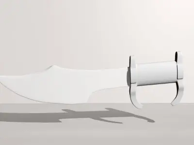 Dagger sword Free 3D model
