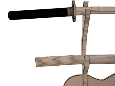 Samuray Sword 3D model
