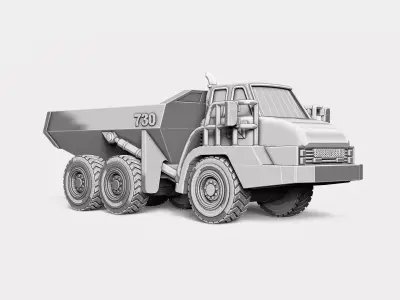 Articulated Haul Truck RoZ 3D print model