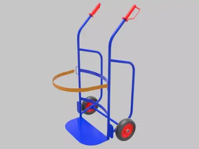 drum trolley 3D model