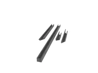 Iron piceces Free low-poly 3D model