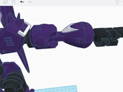 obsidian mecha Free 3D print model