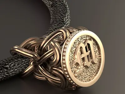 Wax Seal Pendant 3D print model