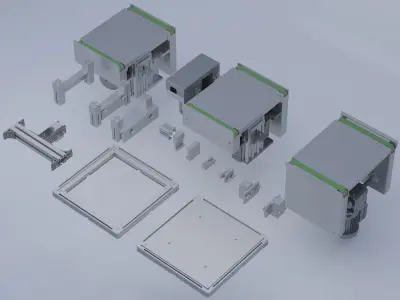MK transmission equipment accessories 3D model