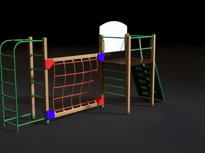 Sports complex 12 3D model